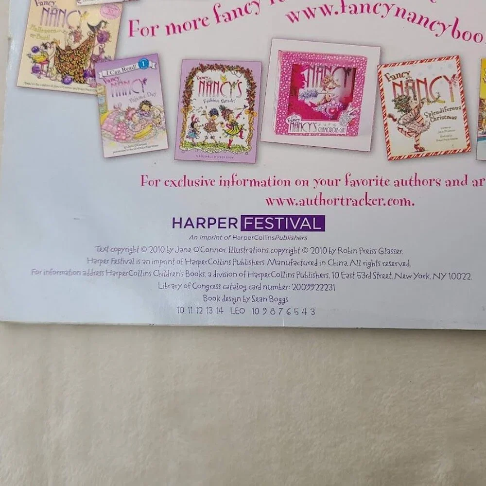 Fancy Nancys Elegant Easter Lift-The-Flap Book O'Connor & Glasser 2010 - Picture 3 of 7